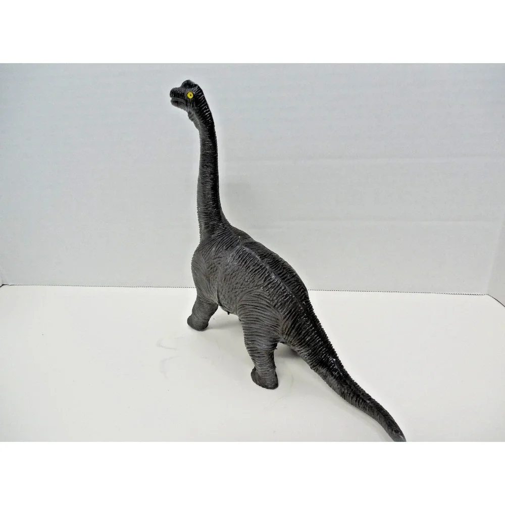 1993 Brachiosaurus Dinosaur Rubber Toy 8 in L x 7.5 in T